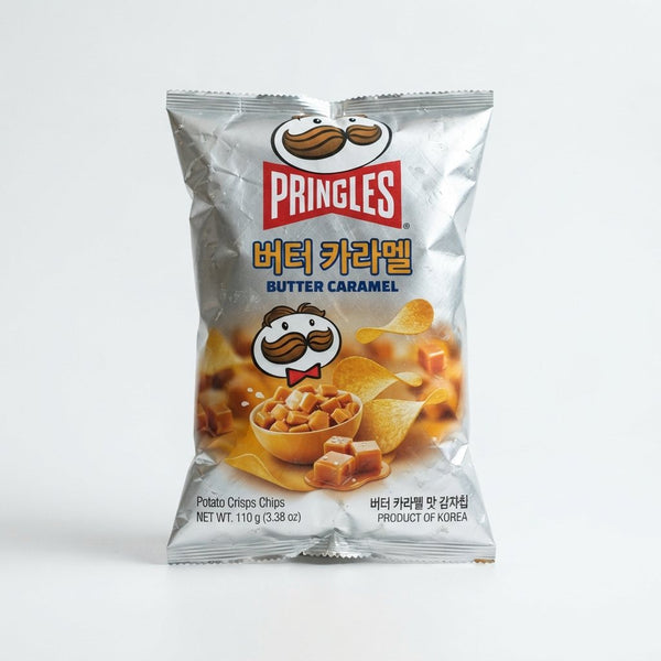 Pringles Butter Caramel Potato Crisps Chips 110g 3.38oz Product of Korea