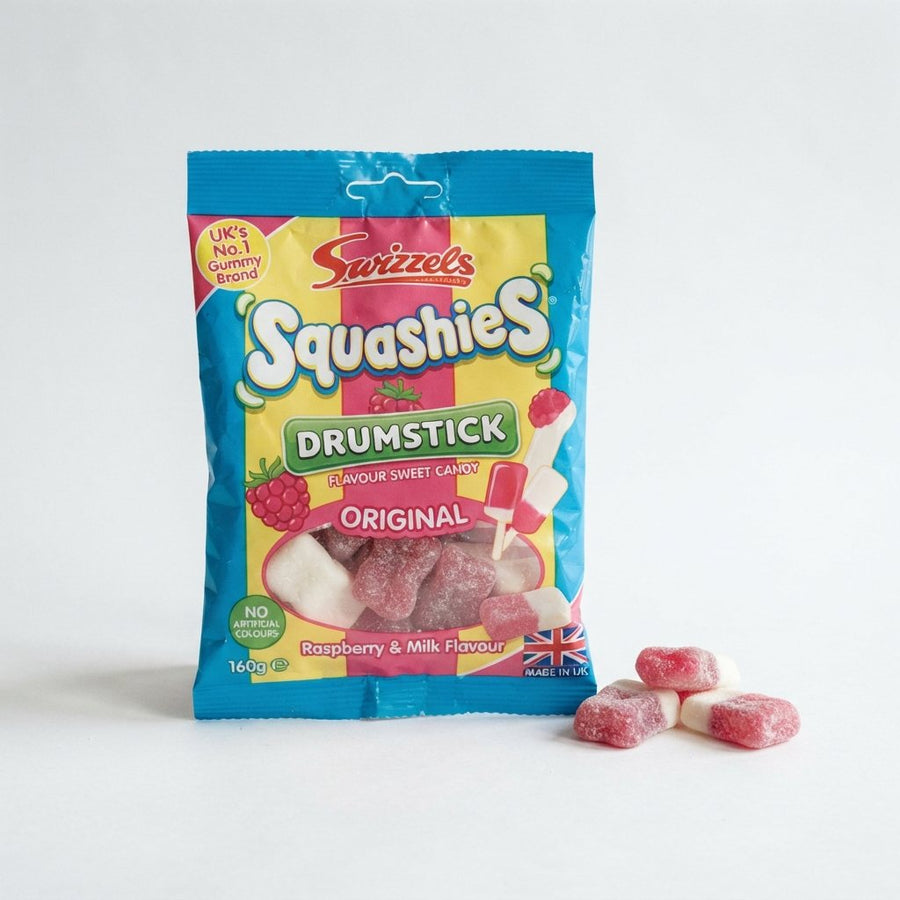 Swizzels Squashies Drumstick Flavour Sweet Candy ( UK) — front of pack at Exotic Snaxx Chicago