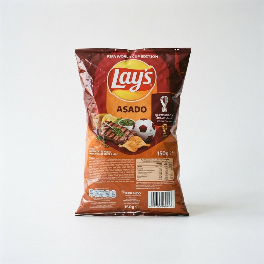 Lays Asado FIFA EDITION — front of pack at Exotic Snaxx Chicago