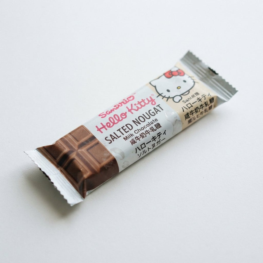 Hello Kitty Salted Nougat — front of pack at Exotic Snaxx Chicago