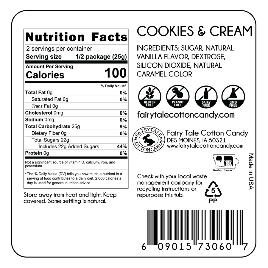 Cookies & Cream Cotton Candy &mdash; second view