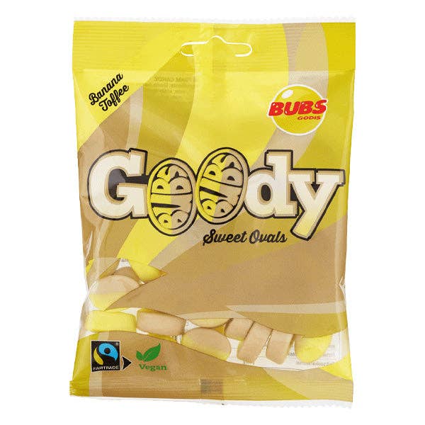 BUBS Godis: Banana Toffee Goody Ovals (3.17oz) Swedish Candy &mdash; second view