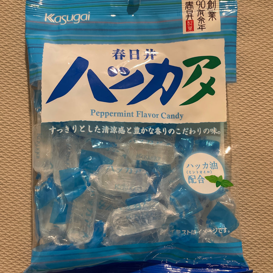 Kasugai Peppermint Flavor Candy (Japan) — front of pack at Exotic Snaxx Chicago