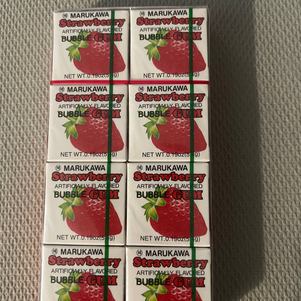 Marukawa Strawberry Bubble Gum (Japan)