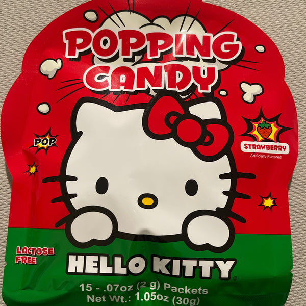 Hello Kitty Popping Candy – Strawberry Flavor