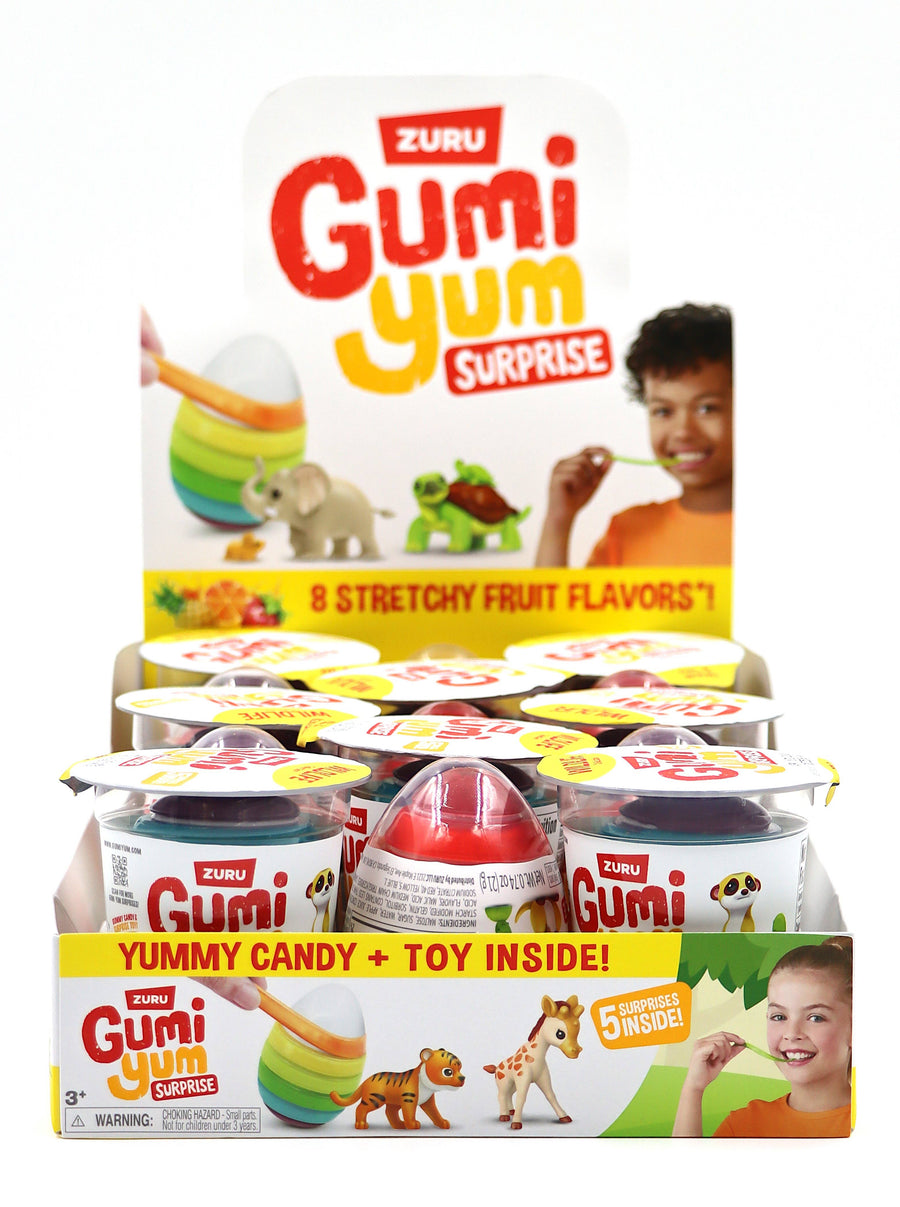 Zuru Gumi Yum Surprise Egg - Wildlife Set — front of pack at Exotic Snaxx Chicago
