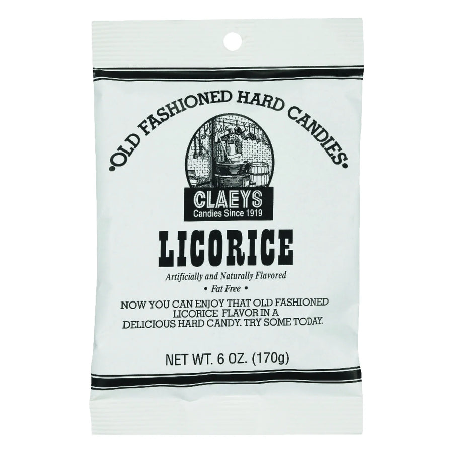 Licorice Old Fashioned Hard Candies — front of pack at Exotic Snaxx Chicago
