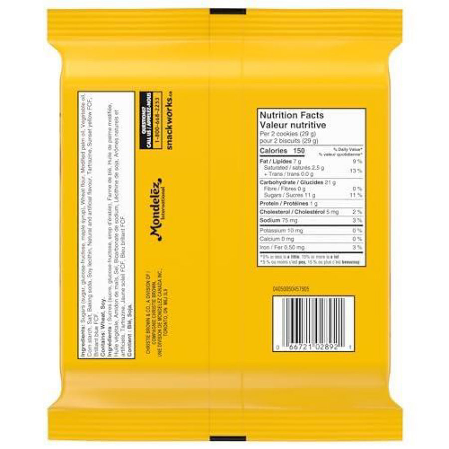 Oreo Maple Crème Cookies – Canada — front of pack at Exotic Snaxx Chicago