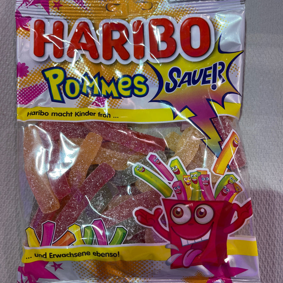 Haribo Sour Pommes ( Germany ) — front of pack at Exotic Snaxx Chicago