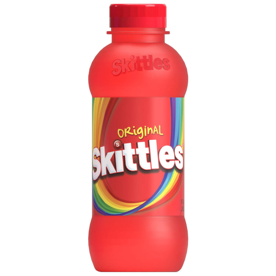 Skittles Drinks - Original, 14oz Plastic Bottle — front of pack at Exotic Snaxx Chicago