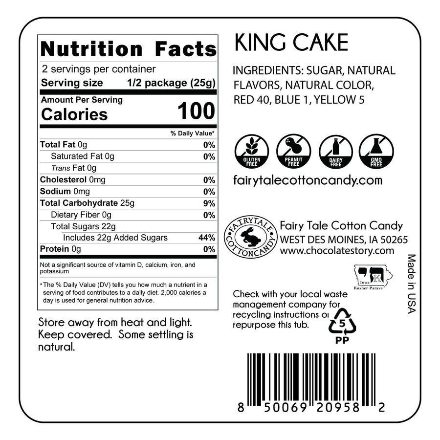 King Cake Cotton Candy Cinnamon And Vanilla &mdash; second view
