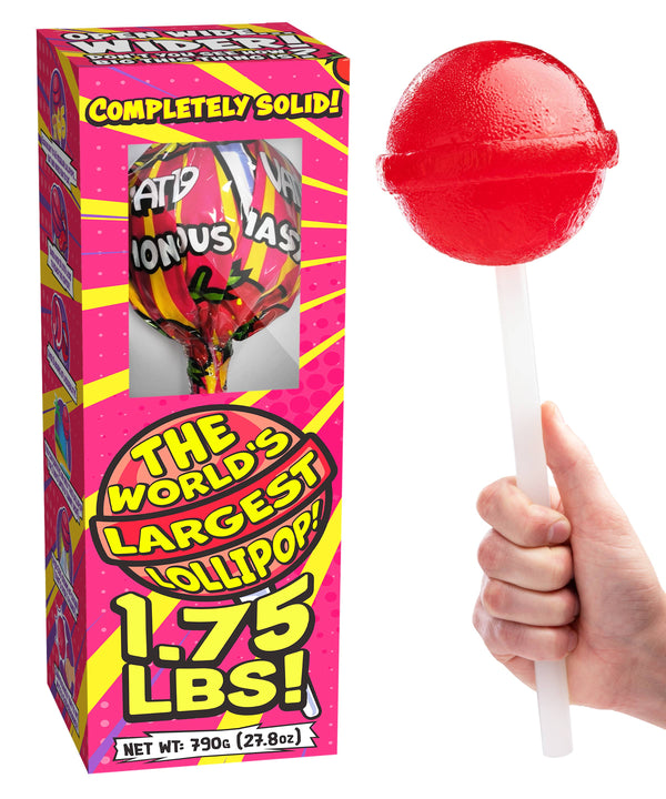 World's Largest Solid Lollipop 1.75lb