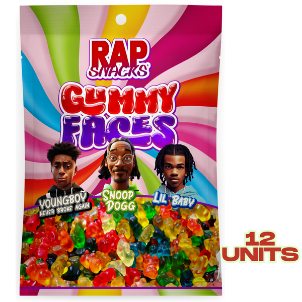 Rap Snacks Gummy Faces (5.3oz)