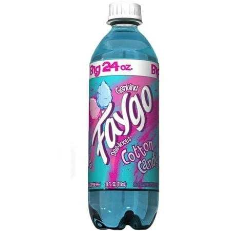 Faygo Cotton Candy — front of pack at Exotic Snaxx Chicago