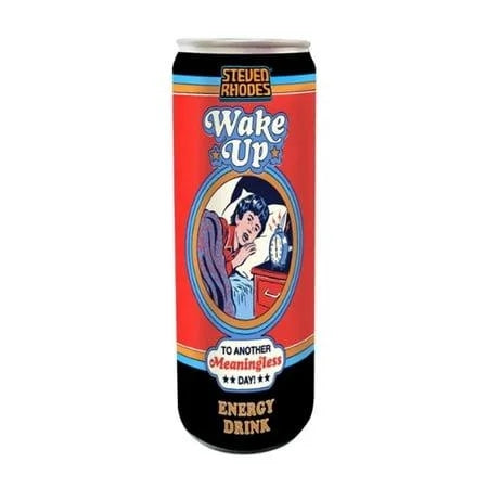 Steven Rhodes Wake Up Energy Drink — front of pack at Exotic Snaxx Chicago