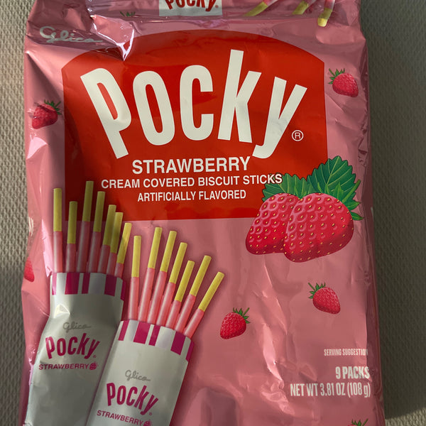 Pocky Strawberry – 9 Pack (Thailand)