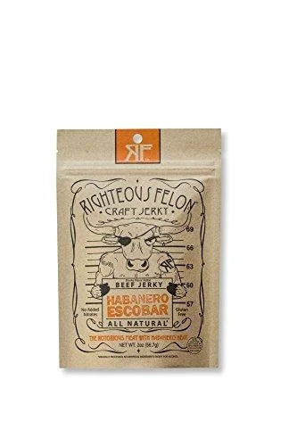 Righteous Felon Habanero Escobar Beef Jerky