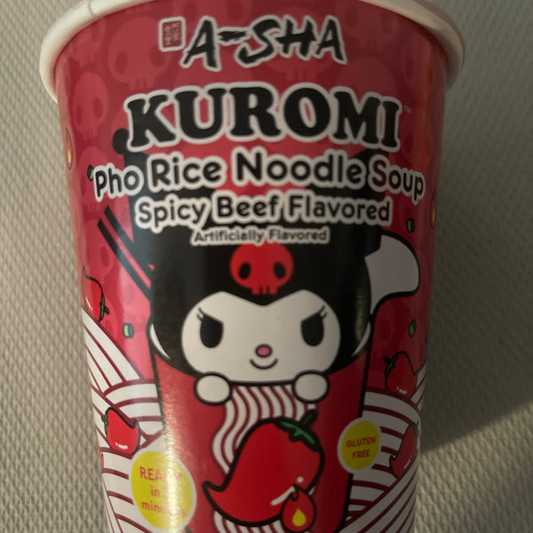 A-Sha Kuromi Pho Rice Noodle Soup – Spicy Beef Flavor (Vietnam)