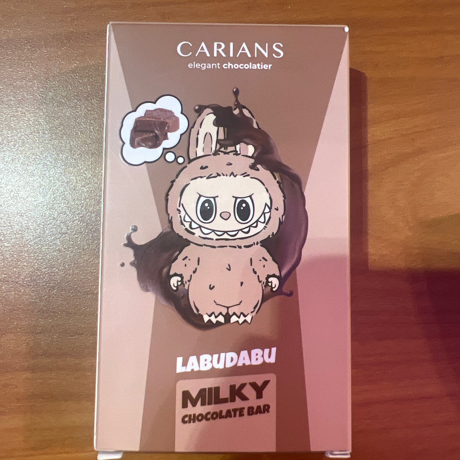 Carians Labudabu Milky Chocolate Bar Made In Turkiye — front of pack at Exotic Snaxx Chicago