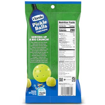 Vlasic Pickle Balls, Dill Pickle Corn Puffs 2oz, &mdash; second view