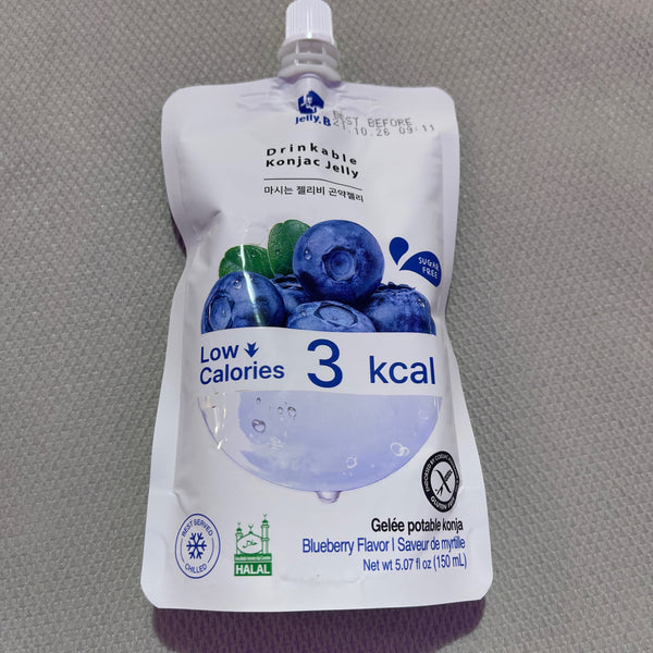 Jelly.B Drinkable Konjac Jelly – Blueberry Flavor Sugar Free