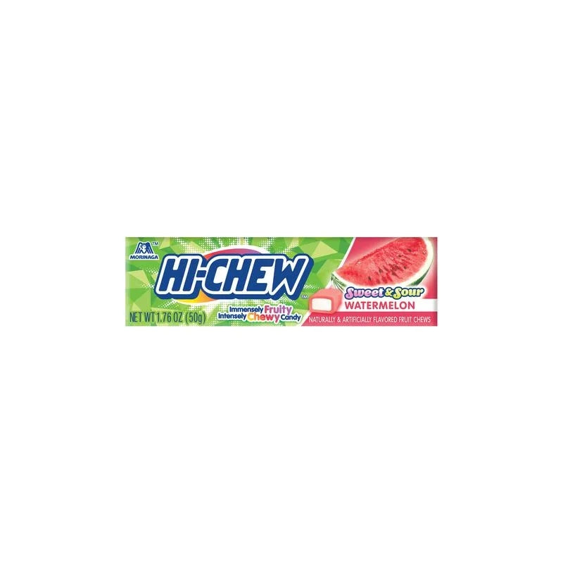 Hi-Chew Sweet & Sour Watermelon Stick — front of pack at Exotic Snaxx Chicago