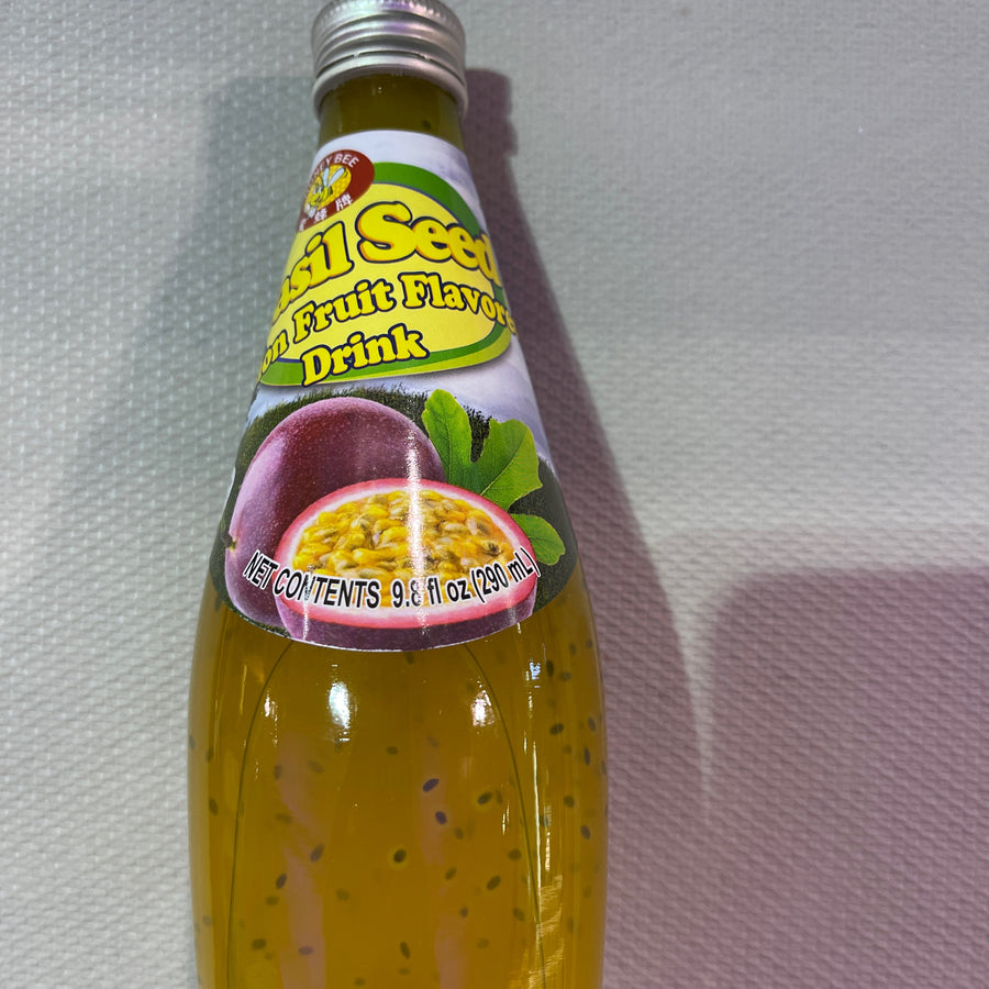 Basil Seed Passion Fruit Flavor (Thailand) — front of pack at Exotic Snaxx Chicago
