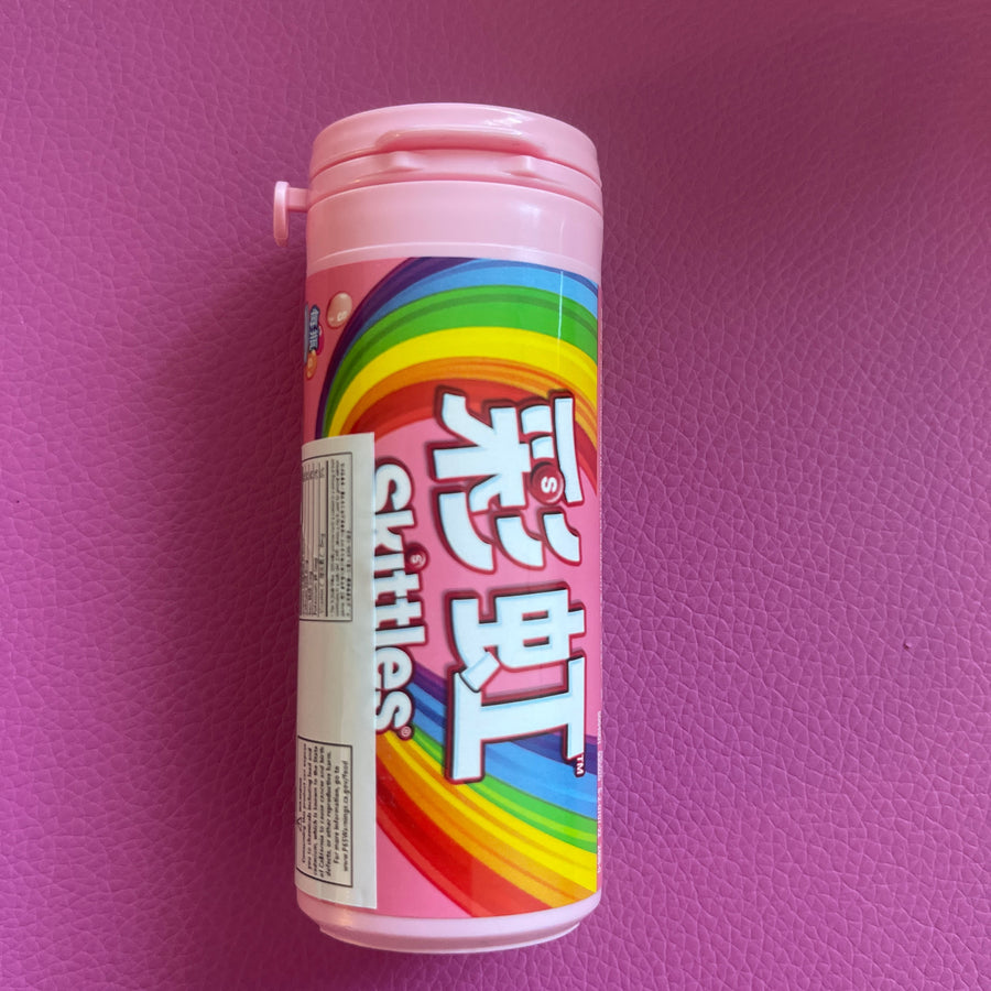 Skittles Candy – Tropical Fruit Flavor (China) — front of pack at Exotic Snaxx Chicago