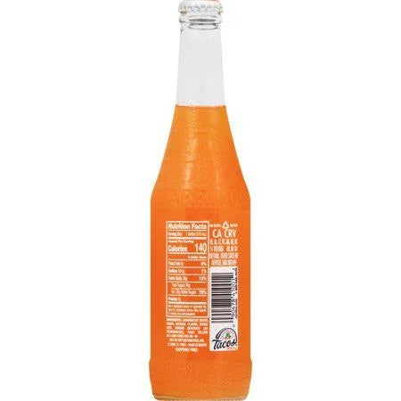 Jarritos Mandarina Soft Drink — front of pack at Exotic Snaxx Chicago