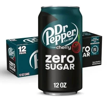 Dr Pepper Cherry Zero Sugar Soda oz Cans