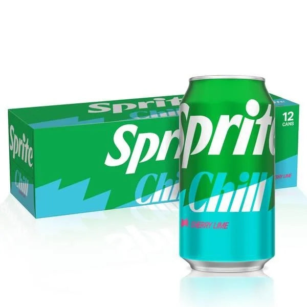 Sprite Chill Cherry-Lime — front of pack at Exotic Snaxx Chicago