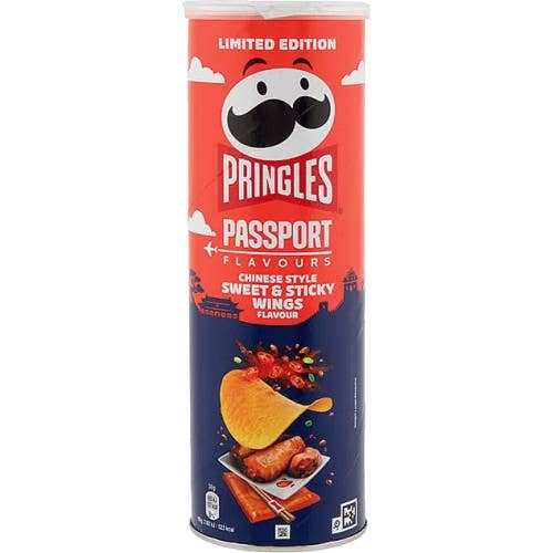 Pringles Passport Chinese Sweet & Sticky Wings (100g) UK