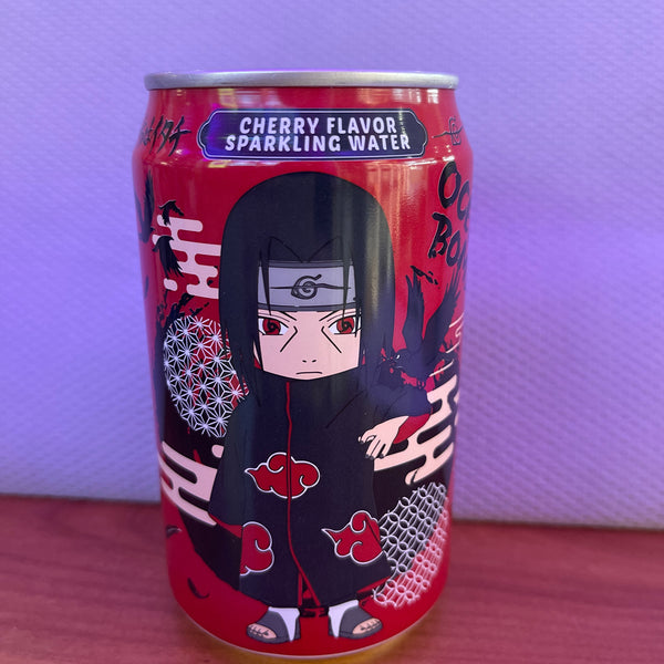Naruto Shippuden Itachi Uchiha Sparkling Water – Cherry Flavor (330 ml, USA Licensed)