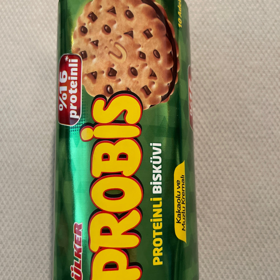 Ülker Probis Protein Biscuits (Turkey) — front of pack at Exotic Snaxx Chicago