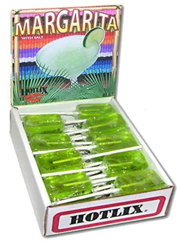 Hotlix Margarita Pops with Salt — front of pack at Exotic Snaxx Chicago