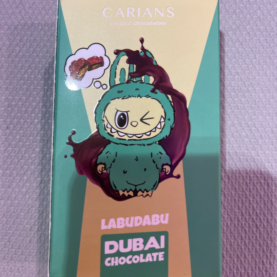 Carians Dubai Labudabu Turkiye — front of pack at Exotic Snaxx Chicago