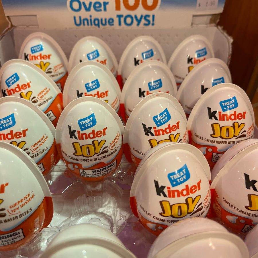 Kinder Joy — front of pack at Exotic Snaxx Chicago
