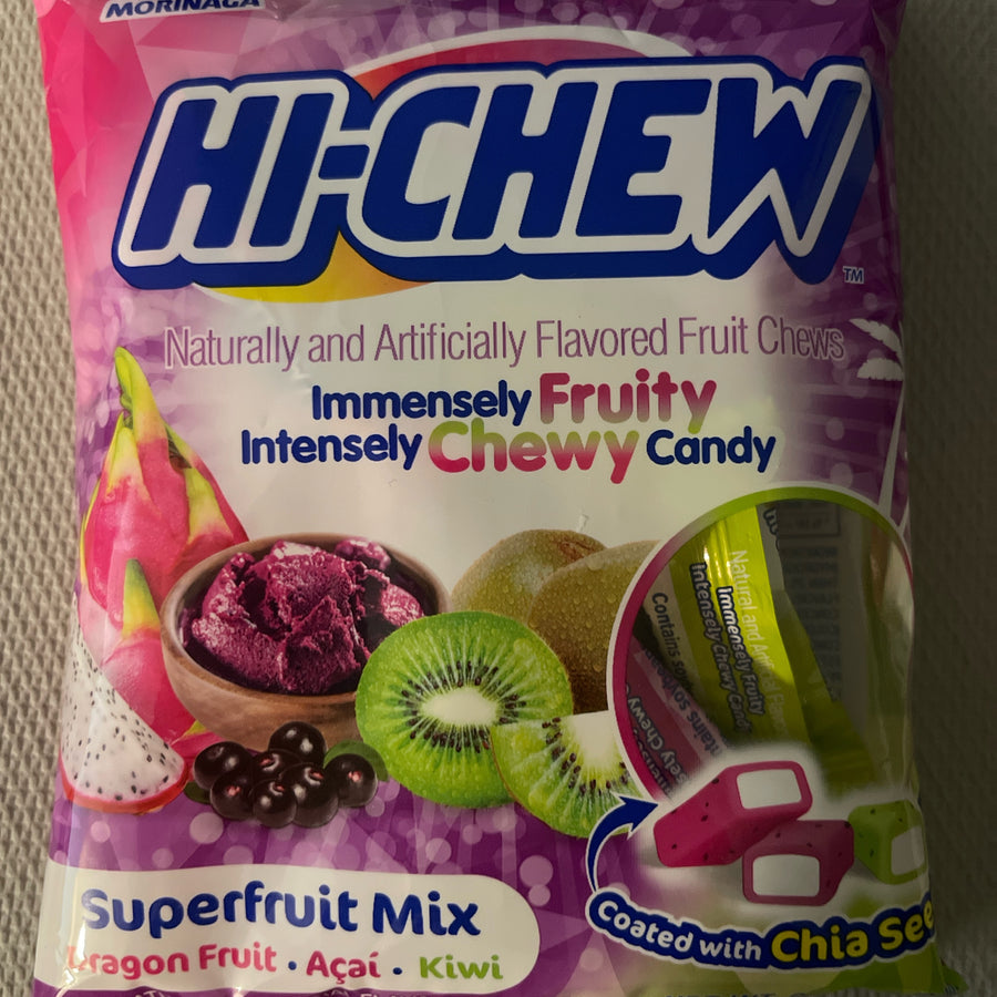 Hi-Chew Superfruit Mix (Taiwan/Japan) — front of pack at Exotic Snaxx Chicago