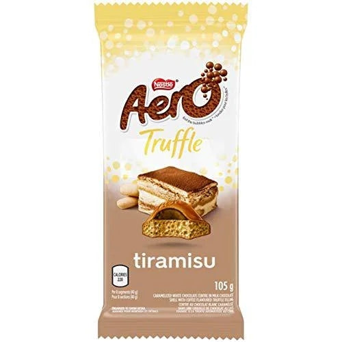 Aero Truffle Tiramisu Milk Chocolate Bar, 105g/3.7oz. Canada