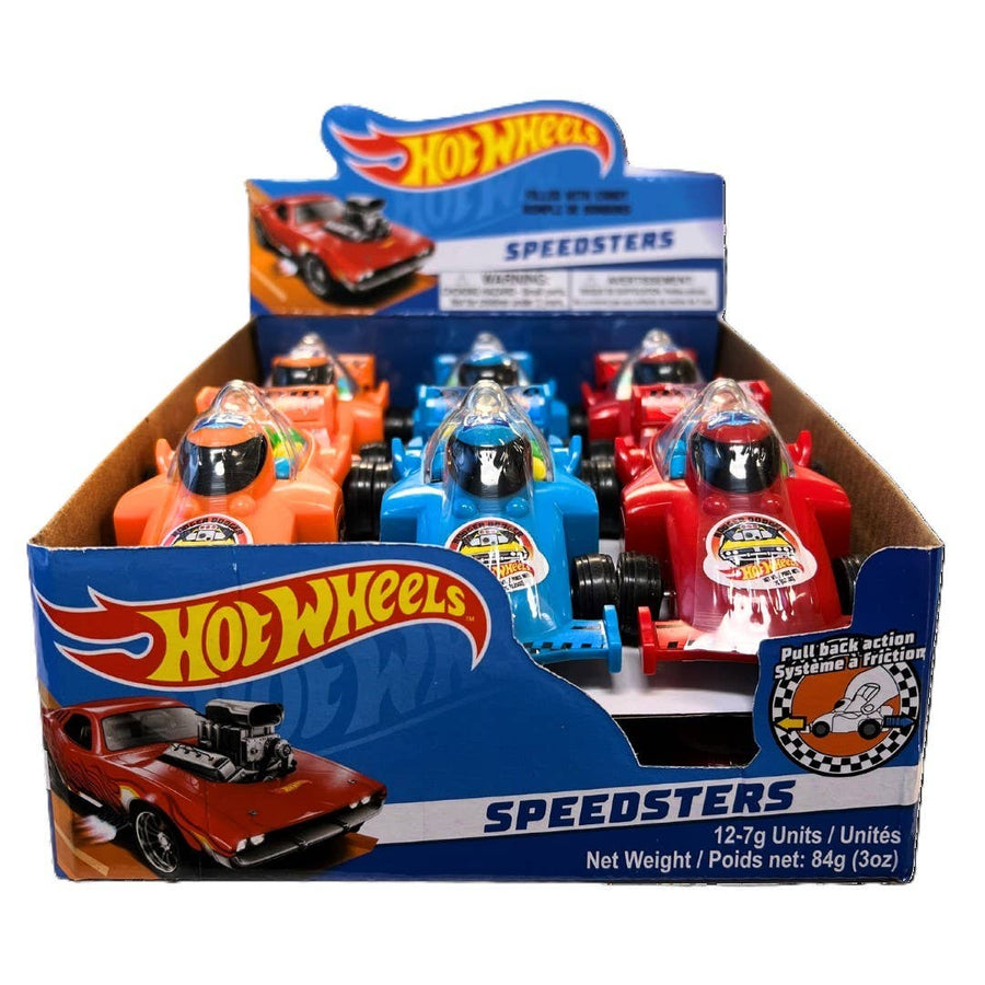 Hot Wheels Pull-Back Speedsters Candy Racer — front of pack at Exotic Snaxx Chicago