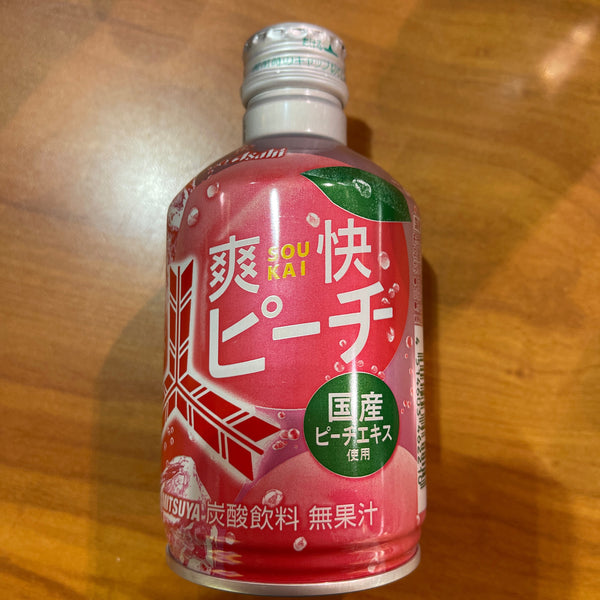 Mitsuya Soukai Peach sparkling soda
