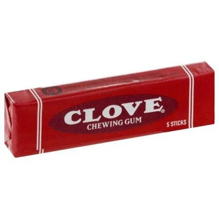 Clove Gum 5 Piece Pack — front of pack at Exotic Snaxx Chicago