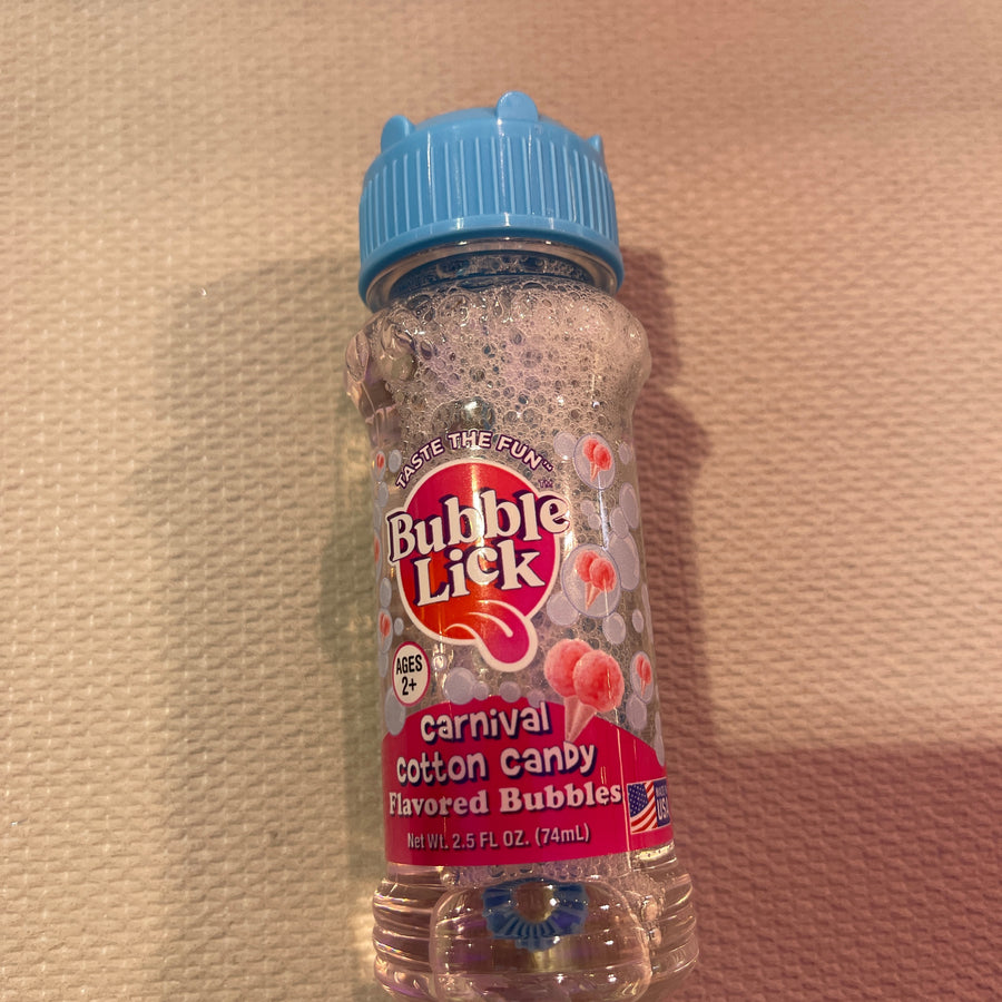 Bubble Lick Cotton Candy — front of pack at Exotic Snaxx Chicago