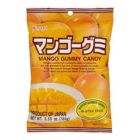 Kasugai, Mango Gummy Candy Japan Gluten Free