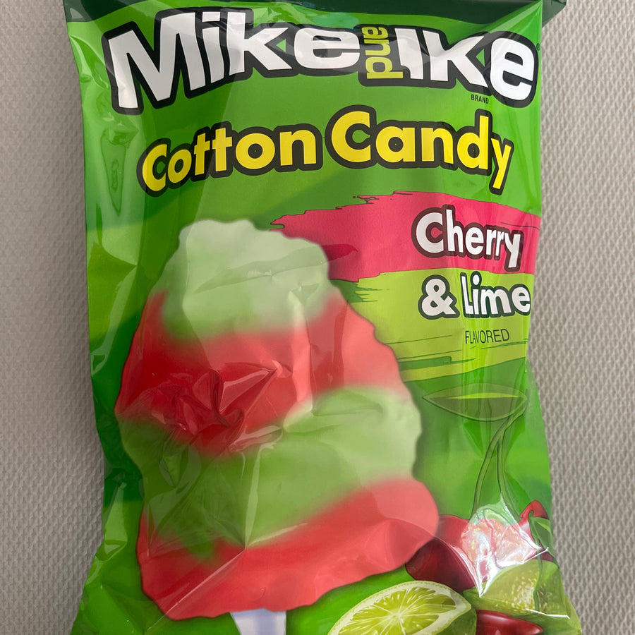 Mike and Ike Cotton Candy Cherry & Lime (USA) — front of pack at Exotic Snaxx Chicago