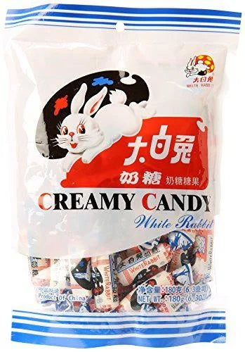 White Rabbit Creamy Candy — front of pack at Exotic Snaxx Chicago