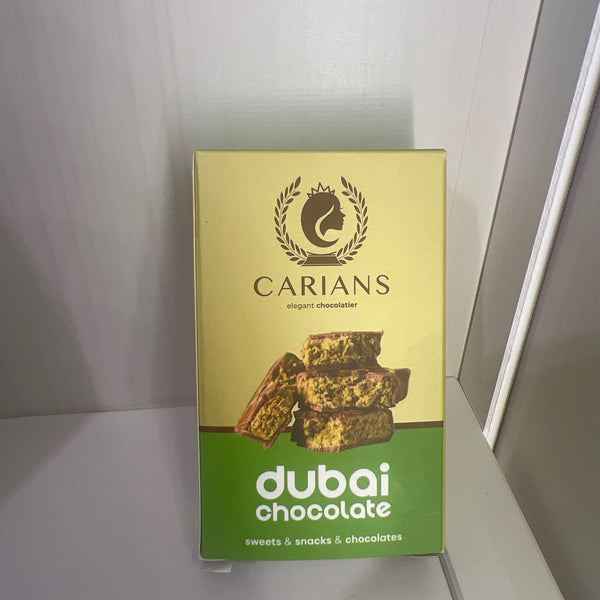 Carians Dubai Chocolate Bar with Pistachio and Kataifi