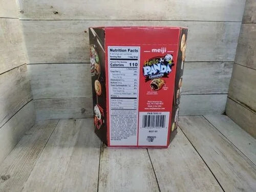 Meiji Hello Panda Chocolate Crème Filled Cookie, 6 oz — front of pack at Exotic Snaxx Chicago