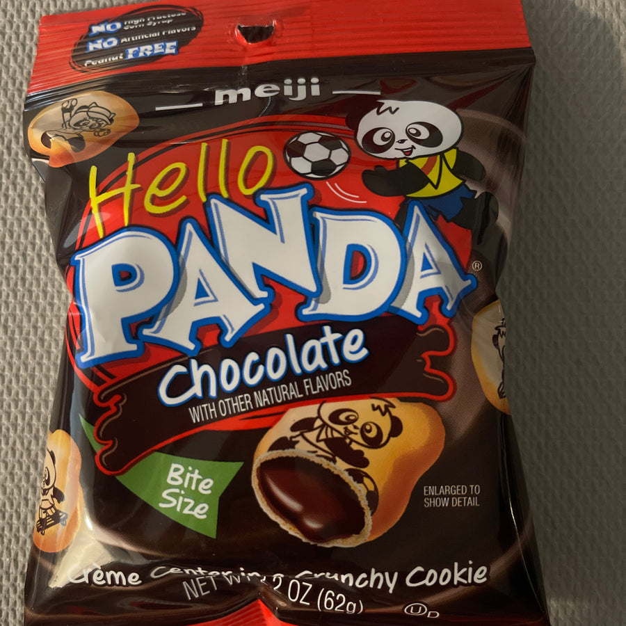 Hello Panda Chocolate (USA) — front of pack at Exotic Snaxx Chicago