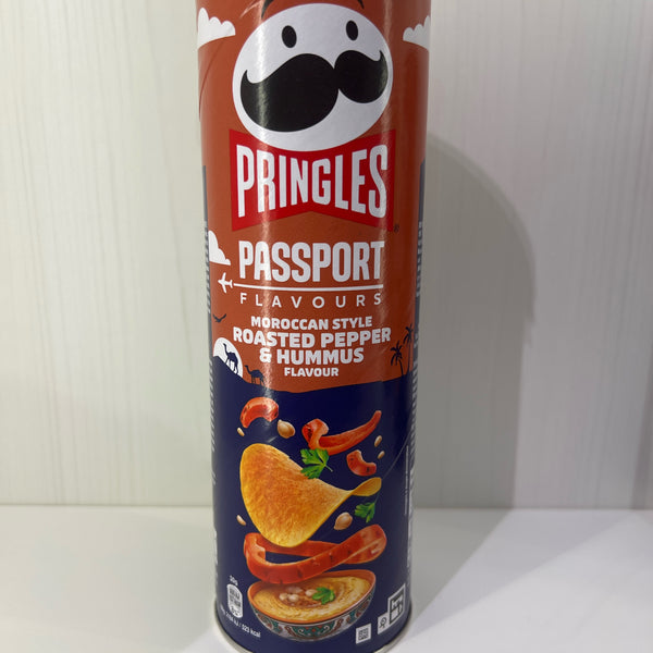 Pringles Passport – Moroccan Style Roasted Pepper & Hummus (165g) (~5.8 oz)